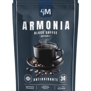 Café antioxidante Armonía 4Medic Health con nanotecnología para salud celular protección anti-aging y longevidad.