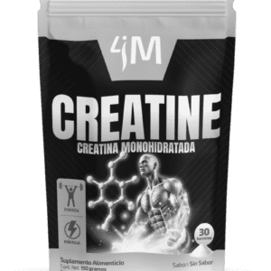 Suplemento Creatine 4Medic Health creatina monohidratada micronizada con nanotecnología para fuerza explosiva y salud cerebral.