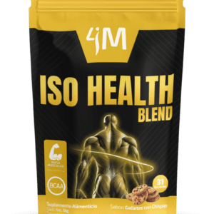 Suplemento Iso Health 4Medic Health proteína aislada de suero de leche al 94 por ciento con nanotecnología para definición muscular.