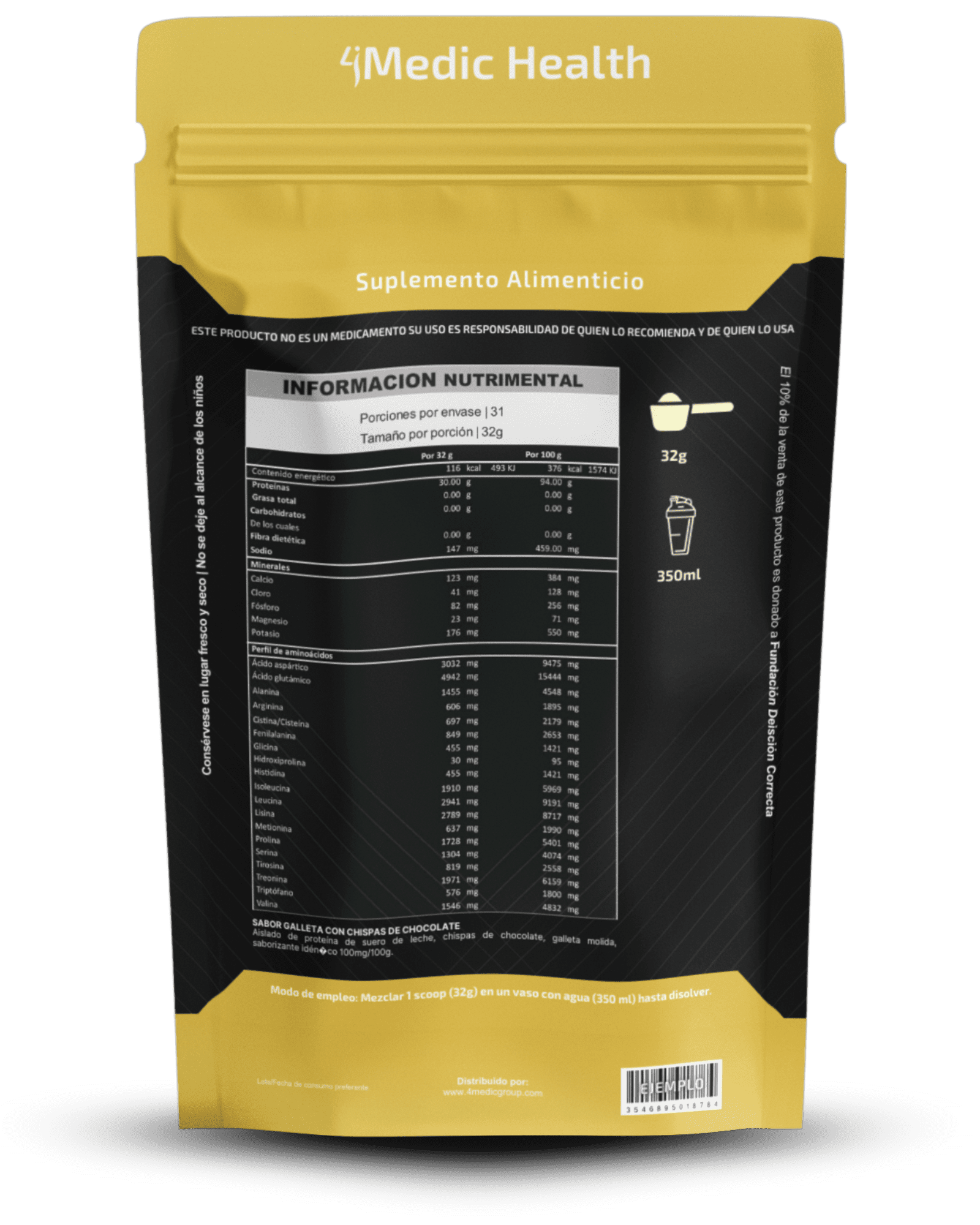 Gold Coffee 4Medic | Latte Antioxidante con Cúrcuma, Nanotecnología y Poder Antiinflamatorio - Image 2