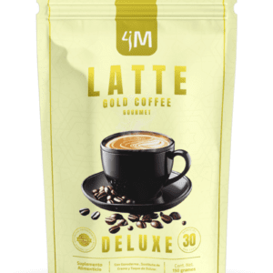 Suplemento Gold Coffee 4Medic Health latte antioxidante con cúrcuma y nanotecnología para salud articular y antiinflamatorio.