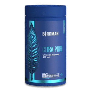 Birdman Citrato de Magnesio 400 mg en cápsulas veganas | Suplemento alimenticio que apoya la absorción de calcio y energía natural