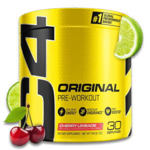 Suplemento pre entreno Cellucor C4 Original sabor Cherry Limeade, diseñado para aumentar la energía, la resistencia y el bombeo muscular gracias a su fórmula con beta-alanina, citrulina y cafeína.