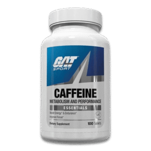 GAT Sport Cafeína 200 mg suplemento alimenticio en presentación de 100 tabletas para energía, enfoque y rendimiento deportivo