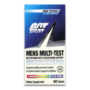 GAT Sport Mens Multi + Test multivitamínico para hombres con soporte de testosterona, energía diaria y sistema inmunológico, frasco con 60 tabletas