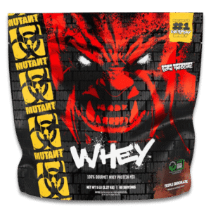 Mutant Whey Proteína en Polvo sabor Triple Chocolate 5 lb 2.27 kg whey protein mix fortificada con enzimas suplemento alimenticio para masa muscular y recuperación
