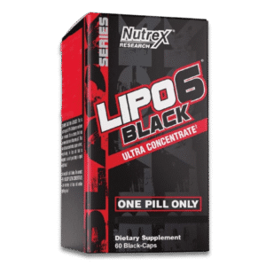 Nutrex Lipo 6 Black Ultra Concentrate suplemento alimenticio termogénico de alta potencia en presentaciones de 60 y 120 cápsulas